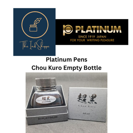 Platinum Pens Fountain Pen Ink EMPTY Bottle