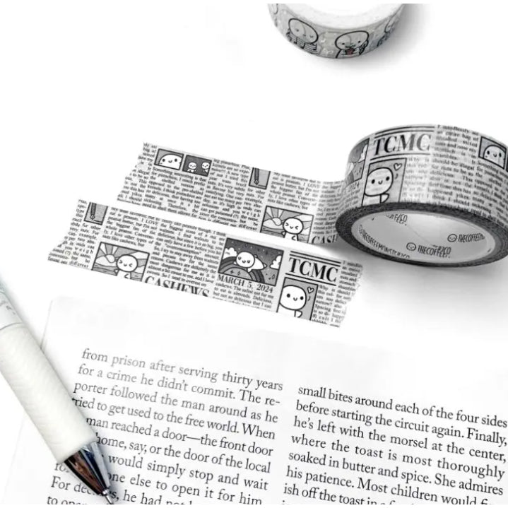 The Coffee Monsterz x Wonder Pens Washi Tape Limited Edition