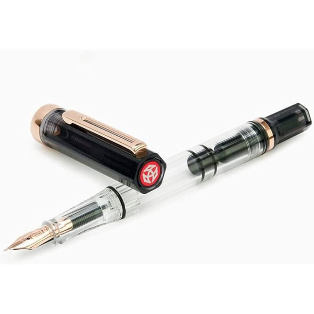 TWSBI ECO Smoke with Rose Gold Fountain Pen