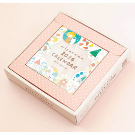 Mizutama Daily/Desk/Wall 2024 Calendar