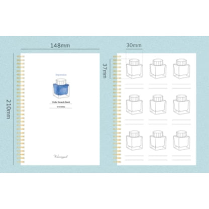 Wearingeul Ink Color Swatch Notebook A5
