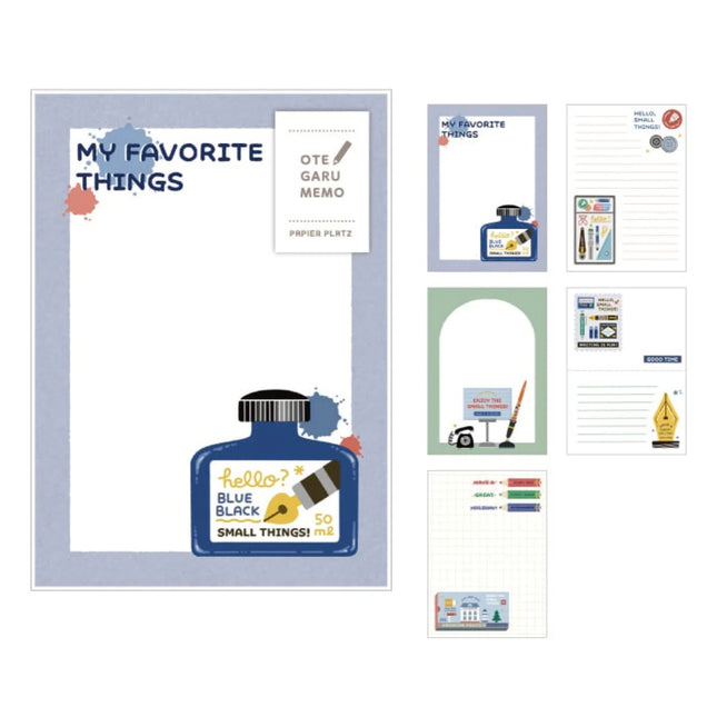 Papier Platz Eric Small Things Otegaru Memo Pad