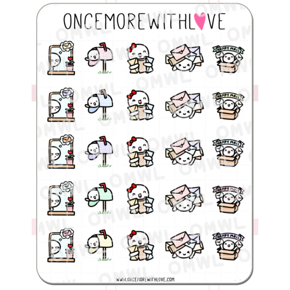 ONCE MORE WITH LOVE Sticker Sheet