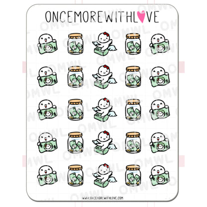ONCE MORE WITH LOVE Sticker Sheet