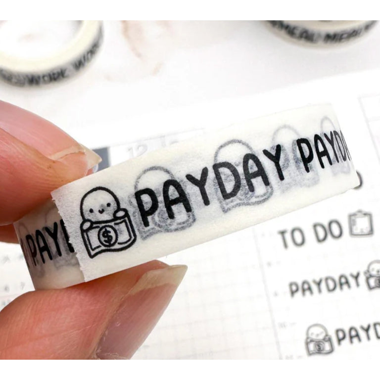 ONCE MORE WITH LOVE Washi Tape in Full Roll