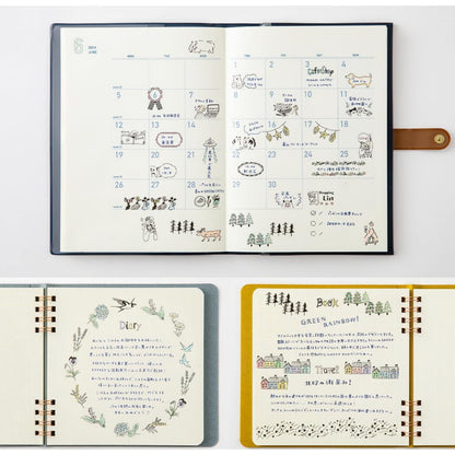 Midori Rotating Paintable Stamp with 8 Designs