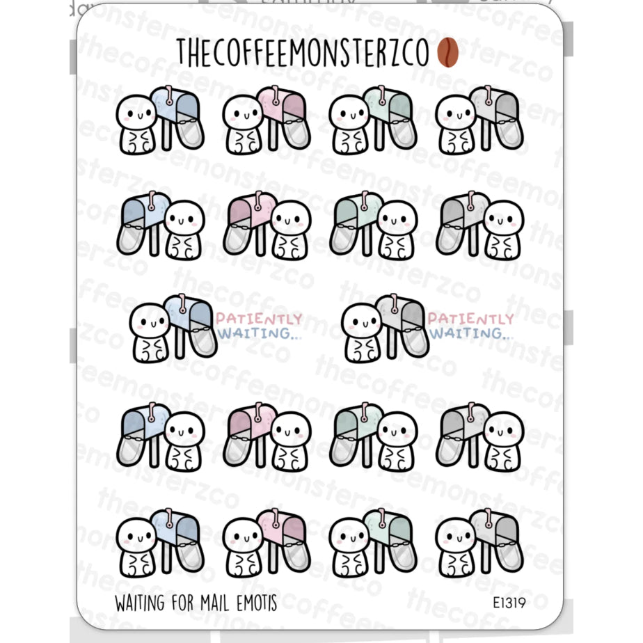 The Coffee Monsterz Co. Emoti Stickers