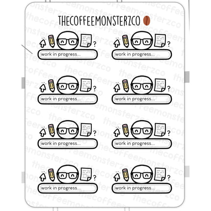 The Coffee Monsterz Co. Emoti Stickers