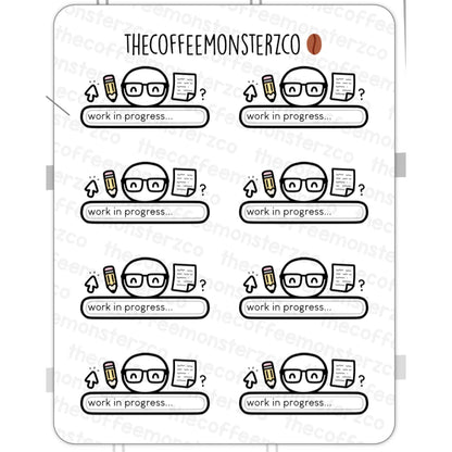 The Coffee Monsterz Co. Emoti Stickers