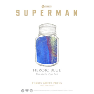 Ferris Wheel Press x Warner Bros. Superman Calligraphy Ink Full Bottle