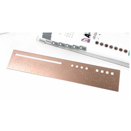 The Coffee Monsterz Co Emoti Metal Ruler