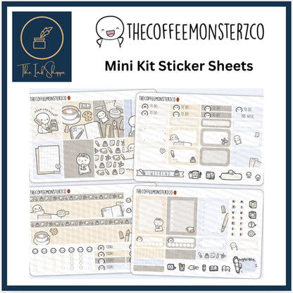 The Coffee Monsterz Co. Mini Kit Sticker Sheets