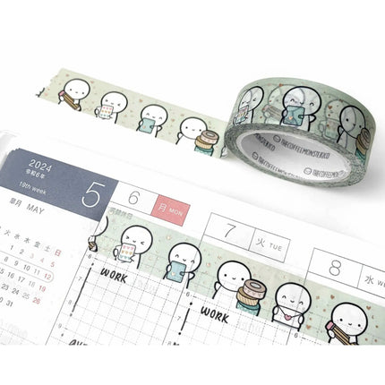 The Coffee Monsterz Co. Washi Tape FULL ROLL