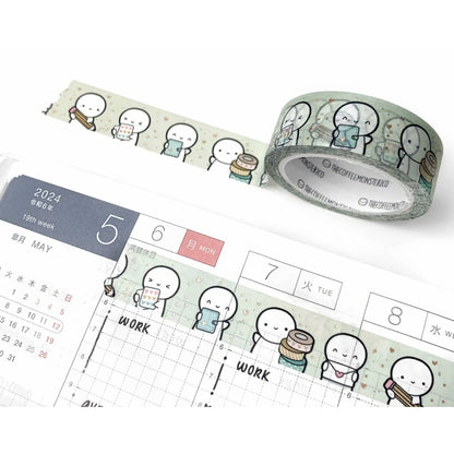 The Coffee Monsterz Co. Washi Tape FULL ROLL