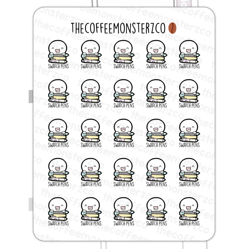 The Coffee Monsterz Co. Emoti Stickers