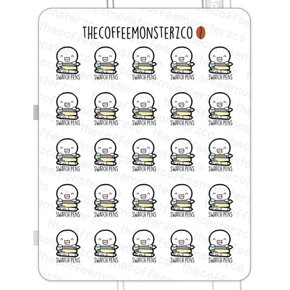 The Coffee Monsterz Co. Emoti Stickers