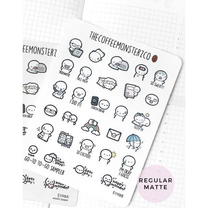 The Coffee Monsterz Co. Sticker Sheet