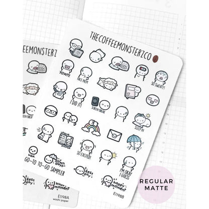 The Coffee Monsterz Co. Sticker Sheet