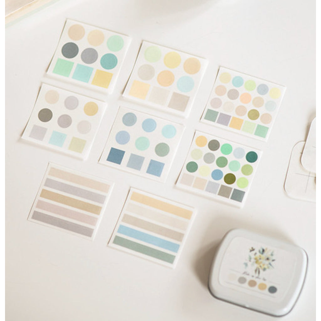MU Mini Tin Palette Stickers