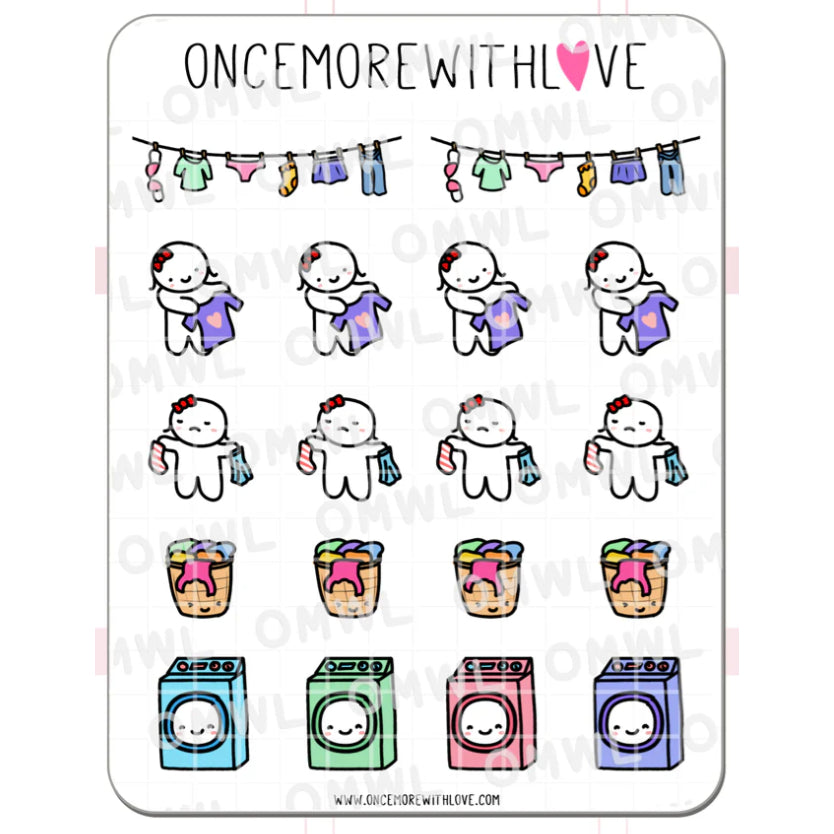 ONCE MORE WITH LOVE Sticker Sheet