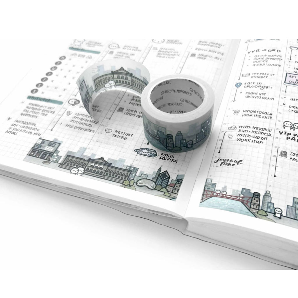 The Coffee Monsterz Co. Washi Tape FULL ROLL