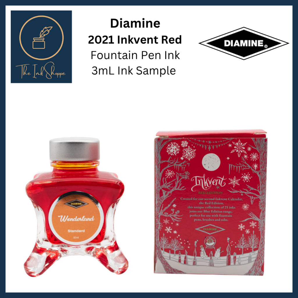 Diamine Inkvent 2021 Fountain Pen Ink Samples (3mL)