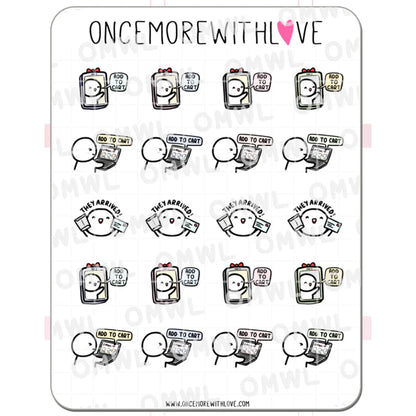 ONCE MORE WITH LOVE Sticker Sheet