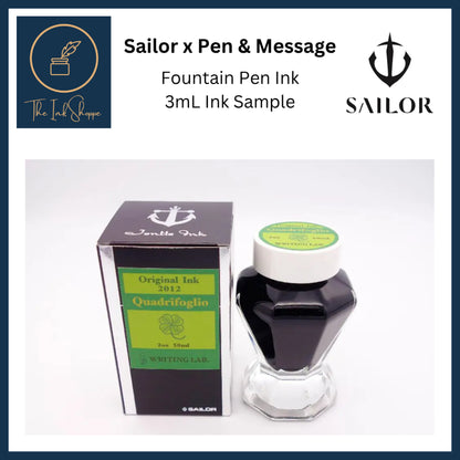 Sailor x Pen & Message Collaboration Fountain Pen Ink Sample (3mL)