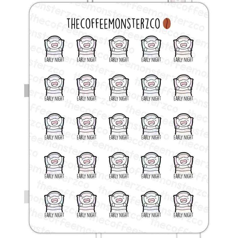 The Coffee Monsterz Co. Emoti Stickers