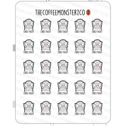 The Coffee Monsterz Co. Emoti Stickers