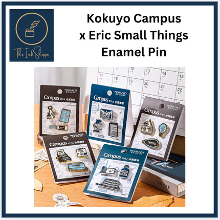 Kokuyo Campus x Eric Enamel Pin Set of 3 Pins