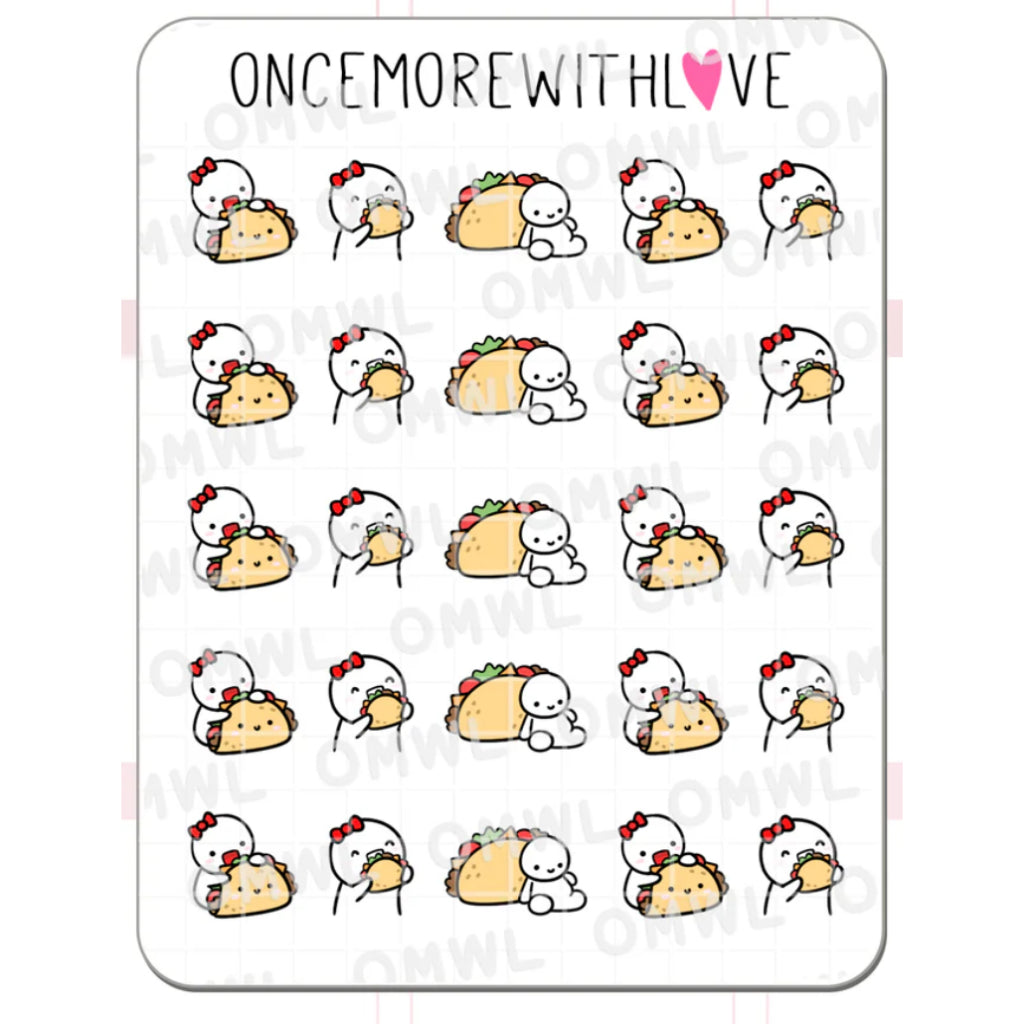 ONCE MORE WITH LOVE Sticker Sheet