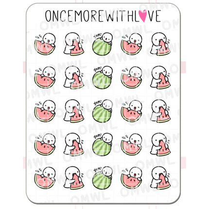 ONCE MORE WITH LOVE Sticker Sheet