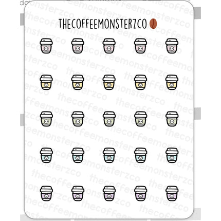The Coffee Monsterz Co. Doodle Sticker