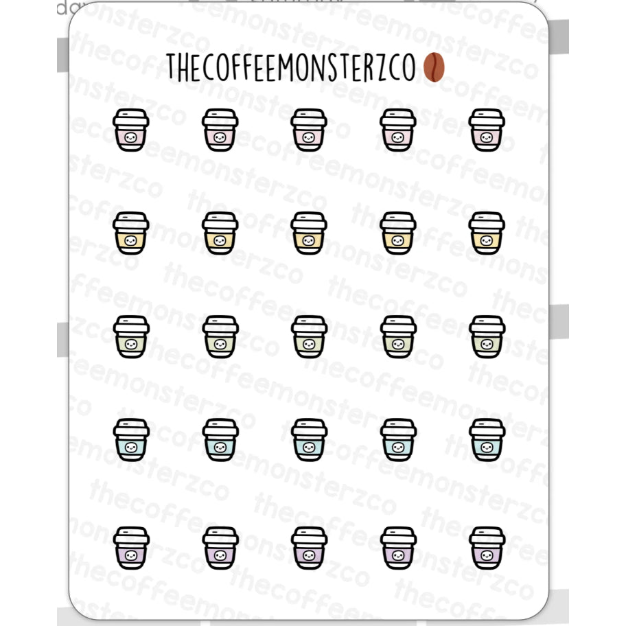 The Coffee Monsterz Co. Doodle Sticker