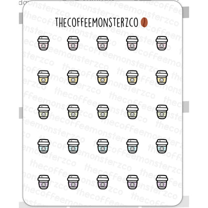 The Coffee Monsterz Co. Doodle Sticker