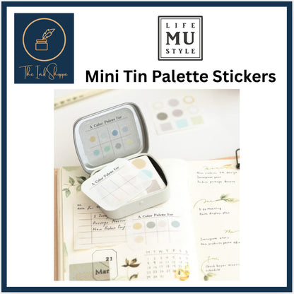 MU Mini Tin Palette Stickers