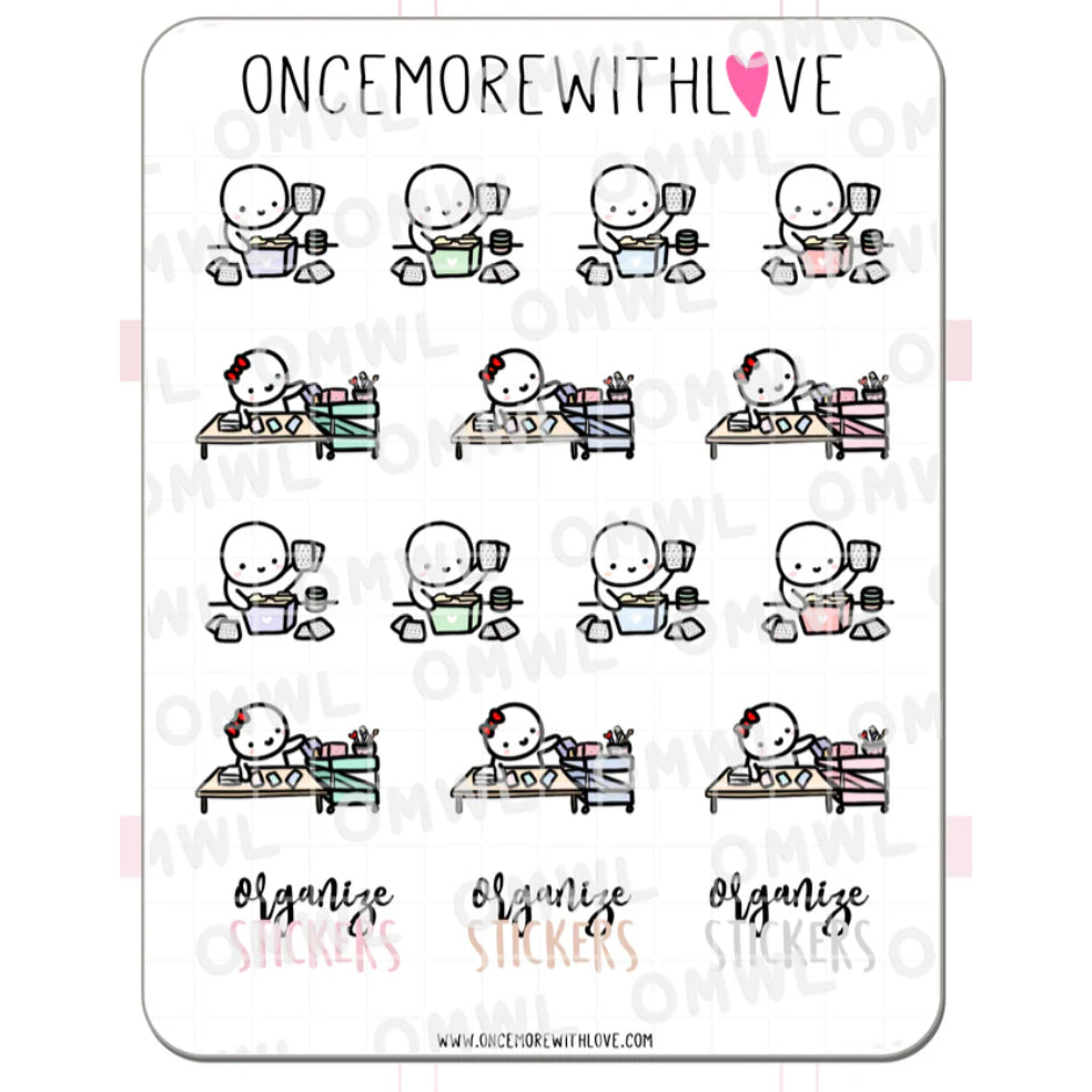 ONCE MORE WITH LOVE Sticker Sheet