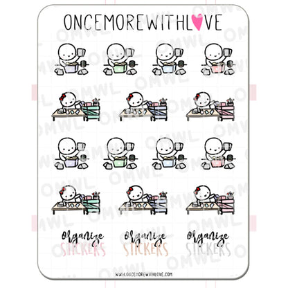 ONCE MORE WITH LOVE Sticker Sheet