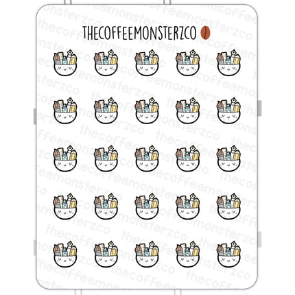 The Coffee Monsterz Co. Emoti Stickers
