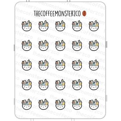 The Coffee Monsterz Co. Emoti Stickers