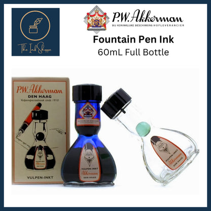 P.W. Akkerman Fountain Pen Ink Full Bottle (60mL)