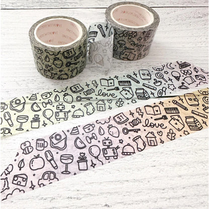 ONCE MORE WITH LOVE Washi Tape in Full Roll