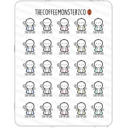 The Coffee Monsterz Co. Emoti Stickers
