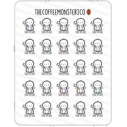 The Coffee Monsterz Co. Emoti Stickers