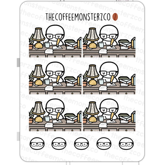 The Coffee Monsterz Co. Emoti Stickers