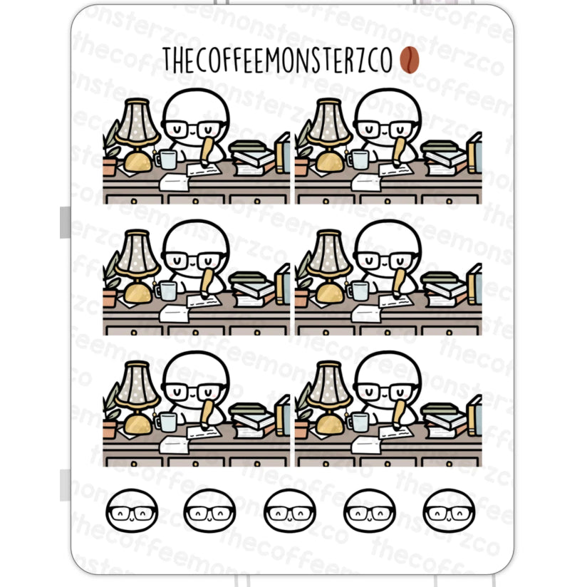 The Coffee Monsterz Co. Emoti Stickers