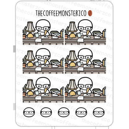The Coffee Monsterz Co. Emoti Stickers