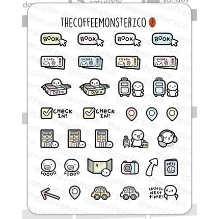 The Coffee Monsterz Co. Doodle Sticker