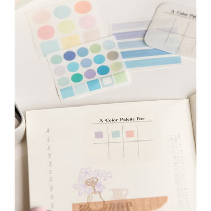 MU Mini Tin Palette Stickers